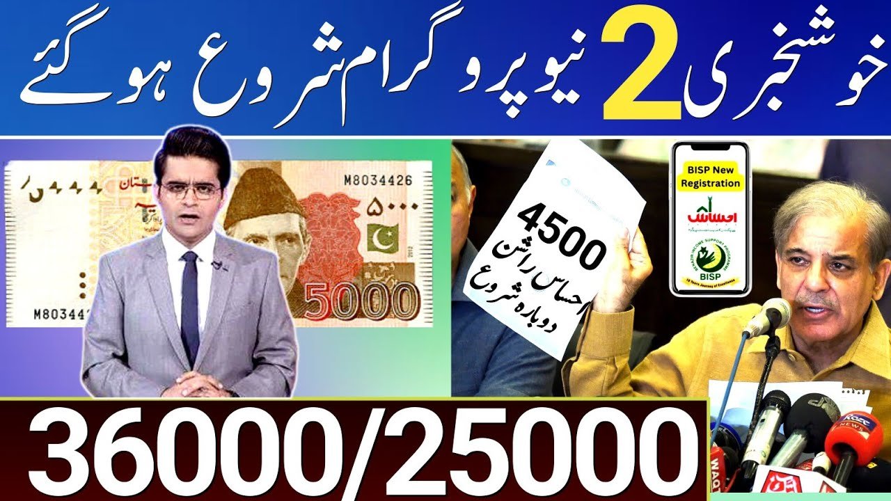 36000/25000 Ehsaas 8171 Program Online Registration 