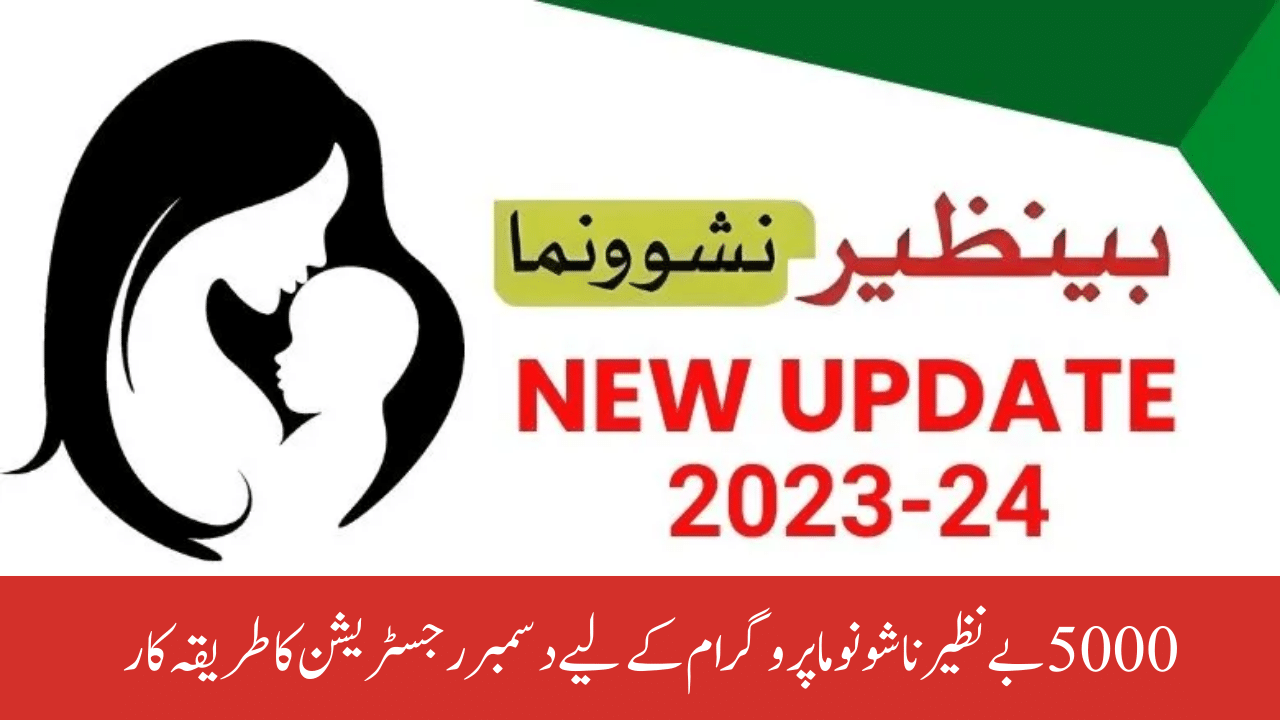 December Registration Procedure for 5000 Benazir Nashonuma Program