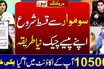 Benazir Kafalat Payment Check By ATM 10500 Installment Started