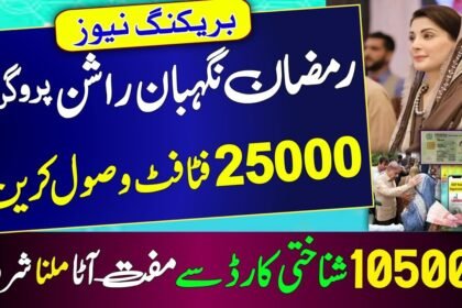 Introducing the New Ramzan Relief 25000 Maryam Nawaz Nigheban Program