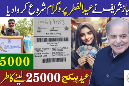 How to get Shahbaz Sharif's 25000 Eid ul Fitr Scheme?