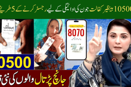 5 Ways to Register for 10500 Benazir Kafaalat June Payment