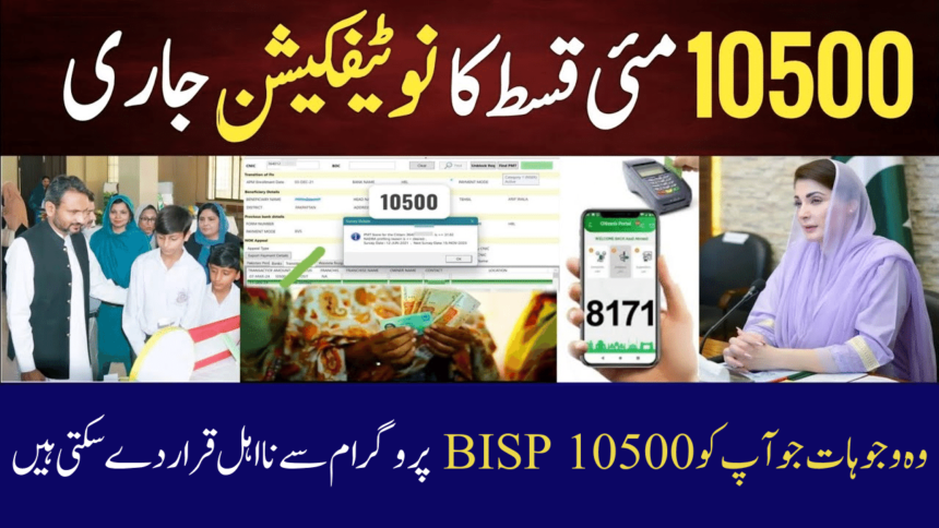 All Reasons That Could Disqualify You from BISP 10500 Program